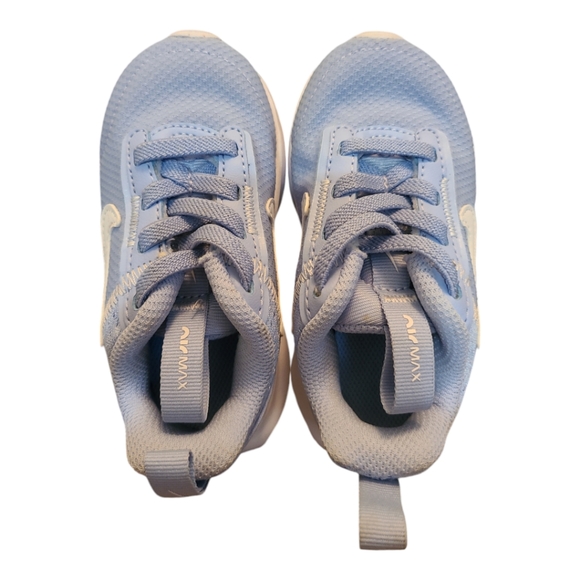 Nike AirMax Children's Shoes Size 6 Like New Light Blue/White - Picture 4 of 7